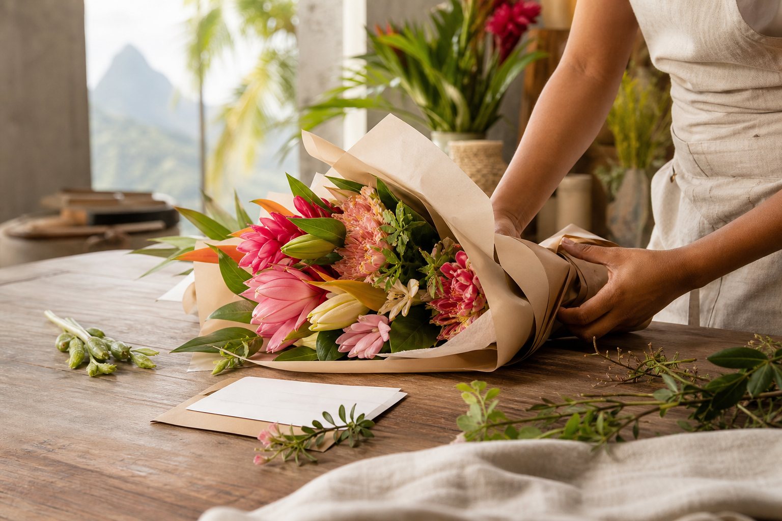 How to Send Flowers to Saint Lucia from Abroad
